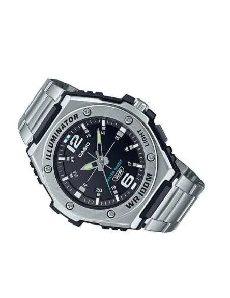Reloj deportivo hombre Casio MWA-100HD-1AV Luz LED 100m WR correa acero
