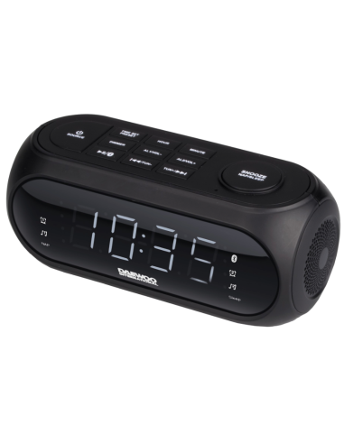RELOJ Daewoo DCR-460 DESPERTADOR ALTAVOZ BLUETOOTH CON RADIO DIGITAL FM Y PUERTO USB PARA CARGA DE DISPOSITIVOS