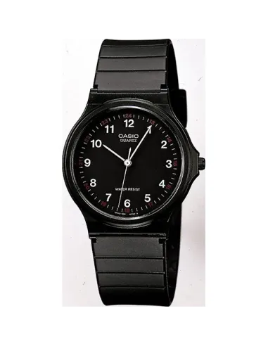 Reloj clásico hombre Casio MQ-24-1BL dial negro water resist