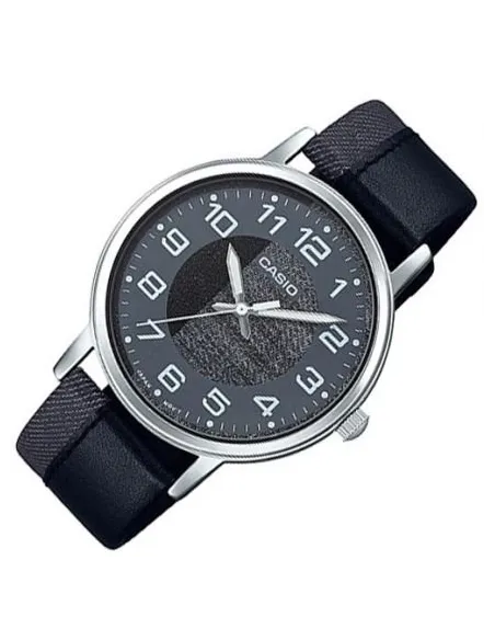 Reloj Casio diseño jeans MTP-E159l-1BD correa jeans