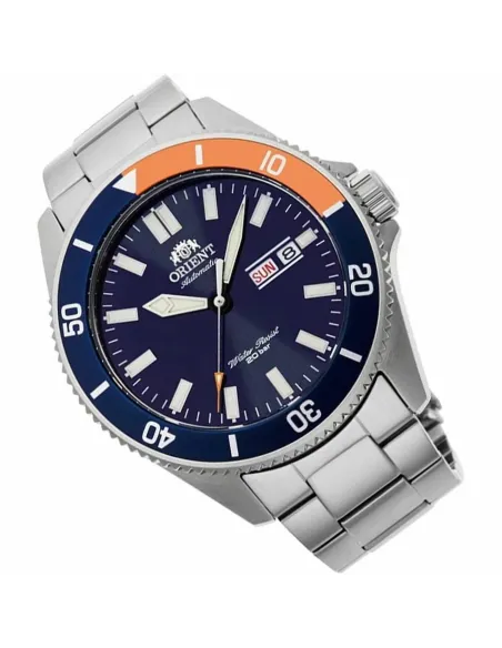 Reloj Automático hombre buceo Orient Kanno RA-AA0913L dial azul 44mm correa acero 200m WR