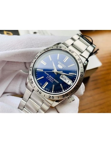 reloj automático hombre Seiko SNKD99K1 dial azul 37mm correa acero 50m water resist