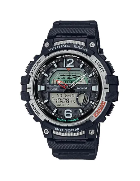 Reloj Hombre Pesca Casio WSC-1250H-1AV Fases Lunares