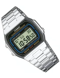 Reloj Casio Retro Classic Collection Plateado A164WA-1V UNISEX