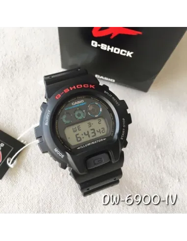 Reloj hombre Casio g-shock dw-6900-1v cronografo multifuncion - antigolpes