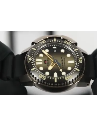 reloj automático hombre Orient M-Force RA-AC0L05G Limited Edition dial 45mm correa goma 200m water resist