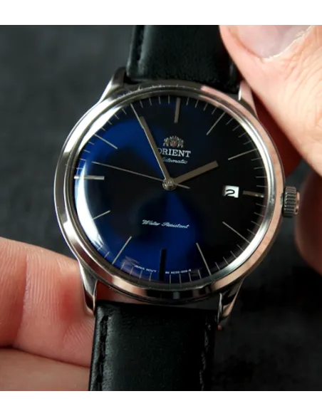 reloj hombre automático Orient Bambino FAC0000DD dial azul 40.5mm correa cuero