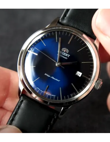 reloj hombre automático Orient Bambino FAC0000DD dial azul 40.5mm correa cuero
