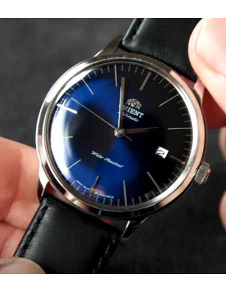 reloj hombre automático Orient Bambino FAC0000DD dial azul 40.5mm correa cuero