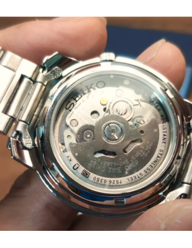 Reloj automático hombre Seiko 5 SNKK65K1 dial plata 38mm correa acero
