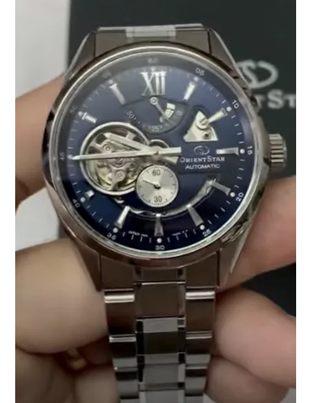 Reloj Automático hombre Orient Star RE-AV0003L Contemporary 50h Power Reserve cristal zafiro anti-reflejo correa acero
