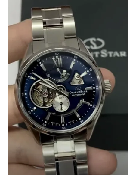 Reloj Automático hombre Orient Star RE-AV0003L Contemporary 50h Power Reserve cristal zafiro anti-reflejo correa acero