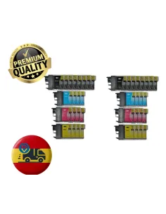 Pack 40 tintas  Brother LC985 DCP-J125 DCP-J140W DCP-J315W DCP-J515