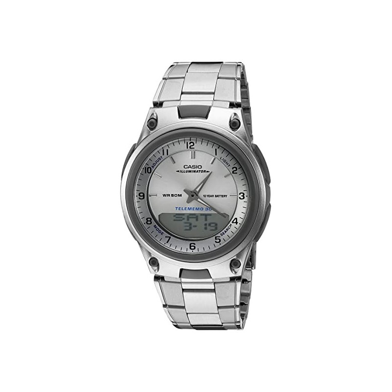 copy of reloj hombre CASIO aw-80d-1a2 Hora Mundial - 30 telememo - 10 años batería