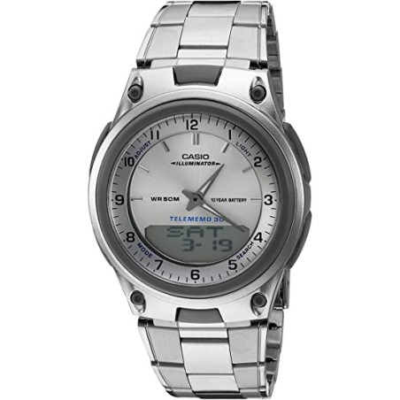 copy of reloj hombre CASIO aw-80d-1a2 Hora Mundial - 30 telememo - 10 años batería