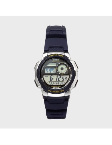 Reloj hombre Casio Digital AE-1000W-1A3 correa resina - hora mundial