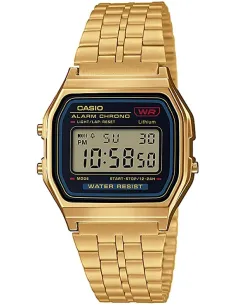 Reloj unisex Casio A159WGEA-1A dorado LED - cronómetro - alarma water resist