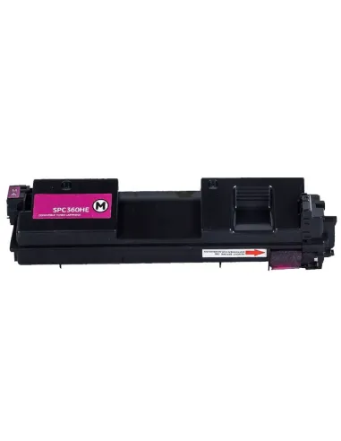 toner Compatible Ricoh Aficio SP-C360 Magenta Cartucho de Toner 408186 / SPC360HE