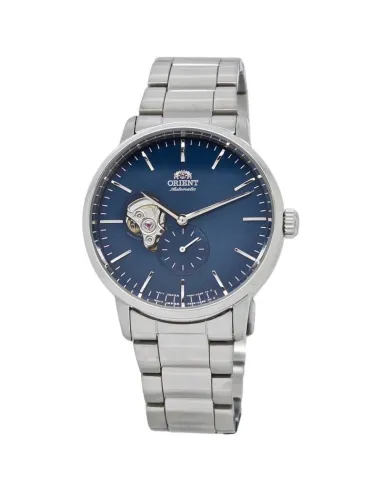 reloj automático hombre Orient Contemporary RA-AR0101L Semi-Skeleton dial azul 40mm correa acero 100m