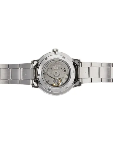 reloj automático hombre Orient Contemporary RA-AR0101L Semi-Skeleton dial azul 40mm correa acero 100m