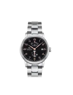 copy of reloj automático hombre Orient Star RE-AW0006S dial blanco Cristal Zafiro doble curva correa acero Power Reserve