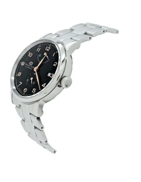 reloj automático hombre Orient Star RE-AW0001B dial negro Cristal Zafiro doble curva correa acero Power Reserve