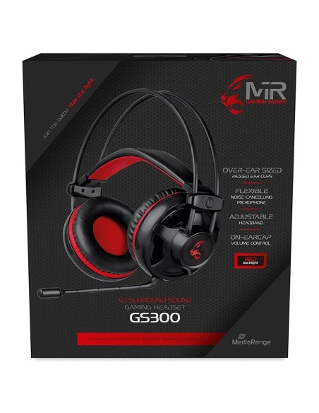 AURICULARES 5.1 MEDIARANGE GAMING MRGS300-20