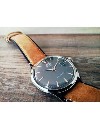 Reloj hombre automático Orient Bambino FAC08003A v4. correa cuero