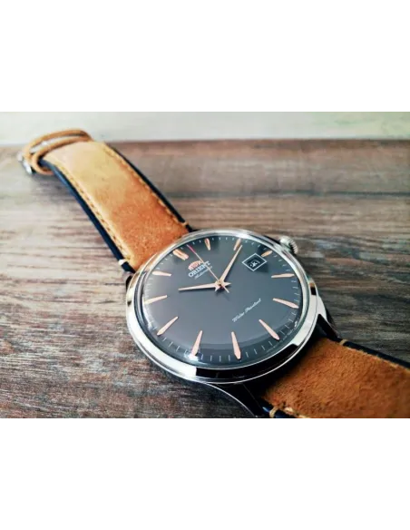 Reloj hombre automático Orient Bambino FAC08003A v4. correa cuero