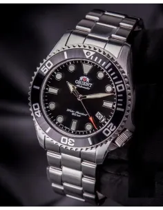 Reloj Automático Buceo Hombre Orient RA-AC0K01B cristal zafiro correa acero 2