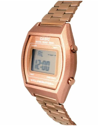 Reloj Retro casio VINTAGE EDGY B640WC-5A bronce luz led - alarma