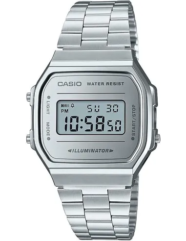 Reloj Casio Vintage A168WEM-7EF hombre y mujer Alarma - Luz led - correa de acero