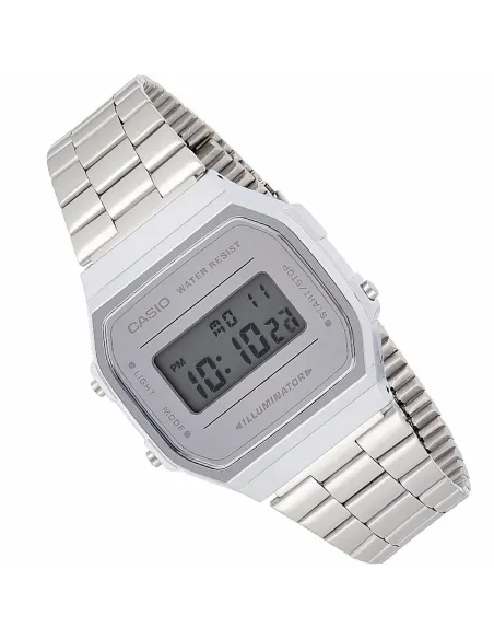 Reloj Casio Vintage A168WEM-7EF hombre y mujer Alarma - Luz led - correa de acero