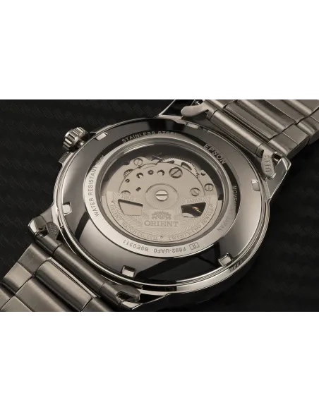 reloj automático hombre Orient Conmuter RA-AA0C01B dial negro 41.9mm correa acero (admite cuerda manual) 50m water resist