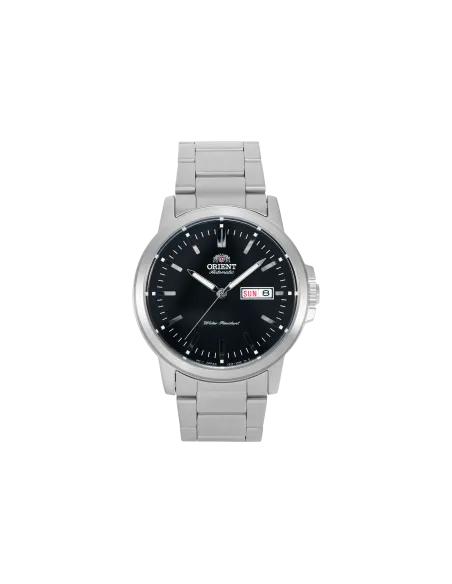 reloj automático hombre Orient Conmuter RA-AA0C01B dial negro 41.9mm correa acero (admite cuerda manual) 50m water resist
