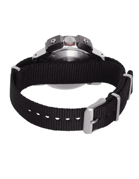 reloj de buceo automático hombre Orient M-Force RA-AC0N03E dial verde 45mm correa nylon 200m water resist Cristal Zafiro