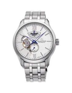 reloj automático hombre Orient Star RE-AV0B01S dial blanco 41mm 50h Reserva de Marcha Cristal de Zafiro