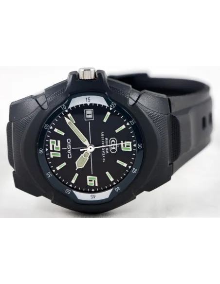 copy of Reloj deportivo clásico hombre Casio MW-600B-1B dial negro correa resina 10 años batería