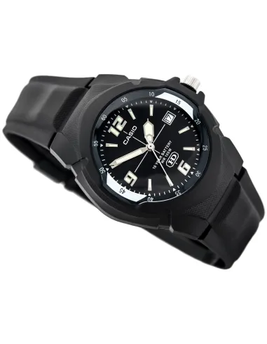 copy of Reloj deportivo clásico hombre Casio MW-600B-1B dial negro correa resina 10 años batería