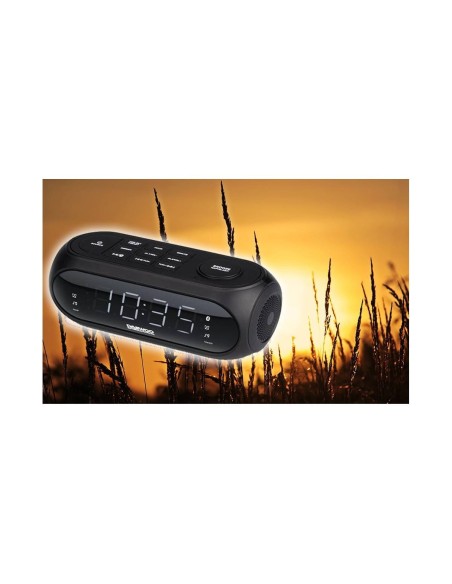 RELOJ Daewoo DCR-460 DESPERTADOR ALTAVOZ BLUETOOTH CON RADIO DIGITAL FM Y PUERTO USB PARA CARGA DE DISPOSITIVOS