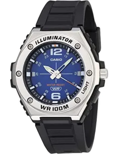 copy of reloj deportivo hombre Casio MWA-100H-1A2 Luz Correa de resina 100m Water resist