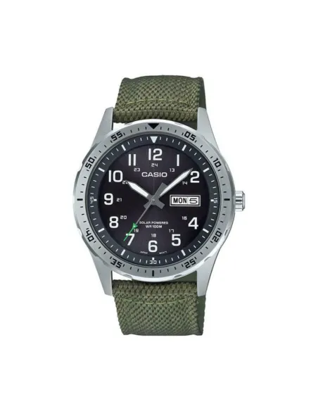 copy of Reloj hombre deportivo Solar Casio MTPS-120L-1A correa tela dial negro 100m