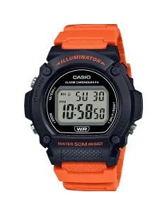 copy of Reloj deportivo hombre Casio W219h-8B Luz LED Cronómetro alarma 50m Water Resist