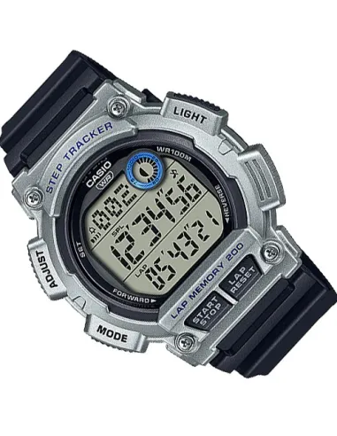 reloj deportivo hombre joven Casio WS-2100H-1A2 Memoria de Vueltas 200 Cuentapasos 100m water resist