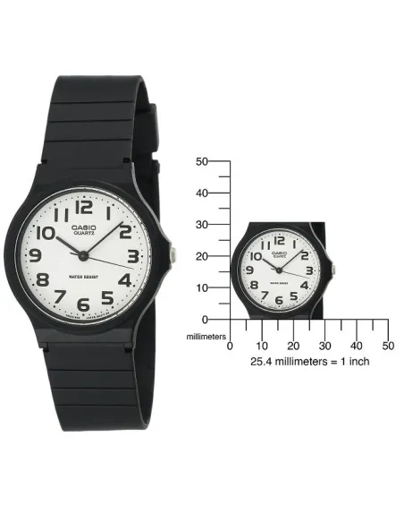 Reloj analógico de pulsera casio collection mq-24-7b2