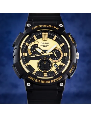 Reloj deportivo Casio MCW-200H-9AV Pantalla de Neón Cronómetro 100m resistente al agua