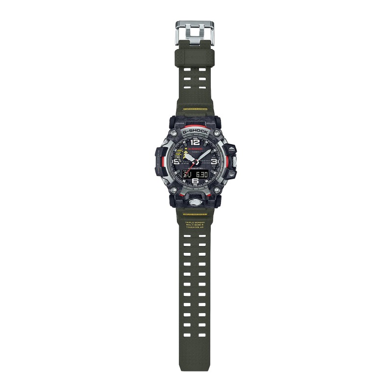 reloj radiocontrol hombre CASIO SOLAR G-SHOCK MUDMASTER GWG-2000-1A5 MULTIBAND 6 Carbon Core Guard  Brújula Altímetro Barómetro