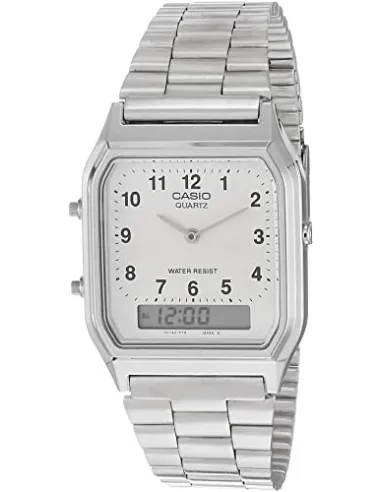 Reloj Casio VINTAGE EDGY AQ-230A-7B unisex dial analógico y digital