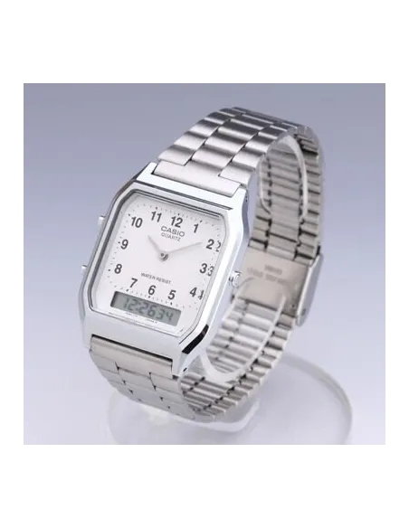 Reloj Casio VINTAGE EDGY AQ-230A-7B unisex dial analógico y digital
