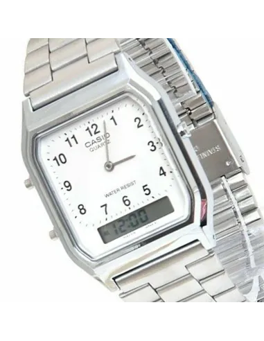 Reloj Casio VINTAGE EDGY AQ-230A-7B unisex dial analógico y digital